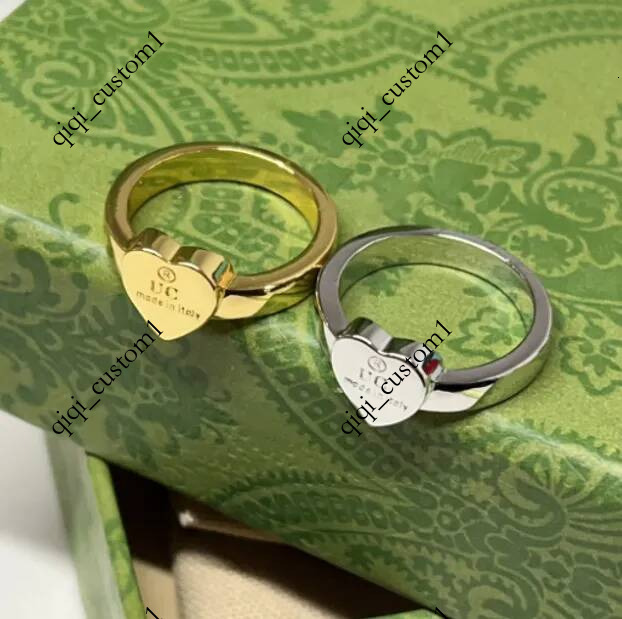 925 Silver Designer Love Ring High Quality Titanium Steel Heart Couples Wedding Rings For Men And Women Wdding Jwlry Lady Party Gift Size 6 7 8 9