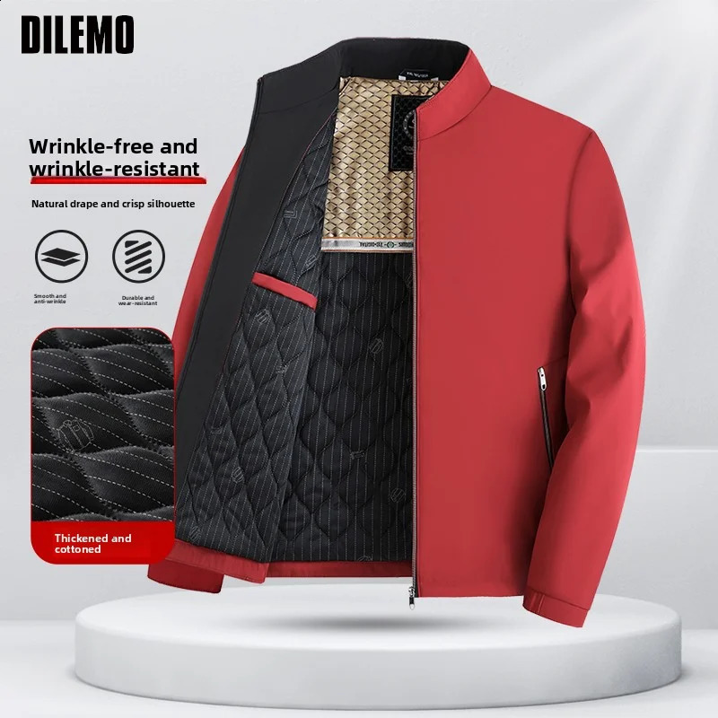 Premium Padded Fleecelined Quilted Thicken Autumn Winter Casual Fashion Coat Parka Men Jacket Windbreaker Outerwear 260920