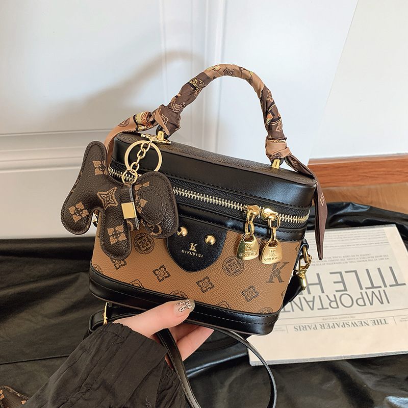 Luxury Brand Designer Handbag - 2026 New Model - High-end Printed Box Bag - Small-sized Women's Versatile Fashionable Crossbody Bag