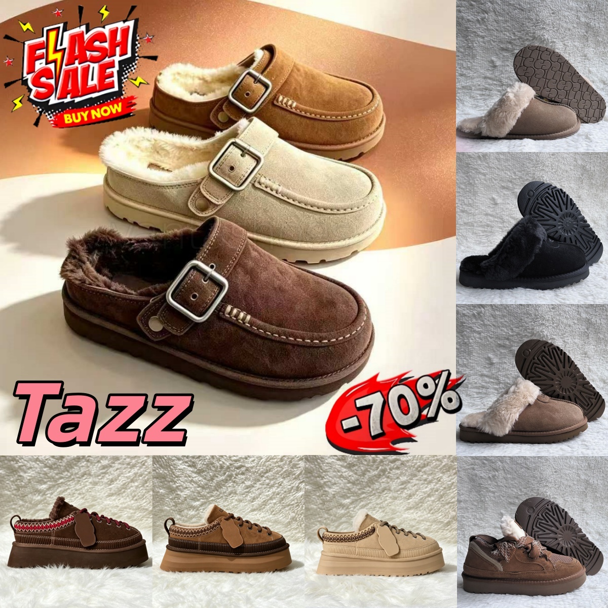 designer Goldenstar Evelina Clog Slippers Clogs Hi Slides Dad Sandal Golden star Beach Women Men Tazz Tasman Fall Driftwood Chestnut Sand Winter Sum