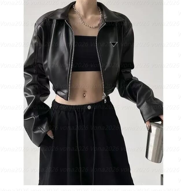 Brand Advanced Sheepskin Leather Jackets for Women - Slimming Short Motorcycle Jacket - Versatile Designer Top Layer