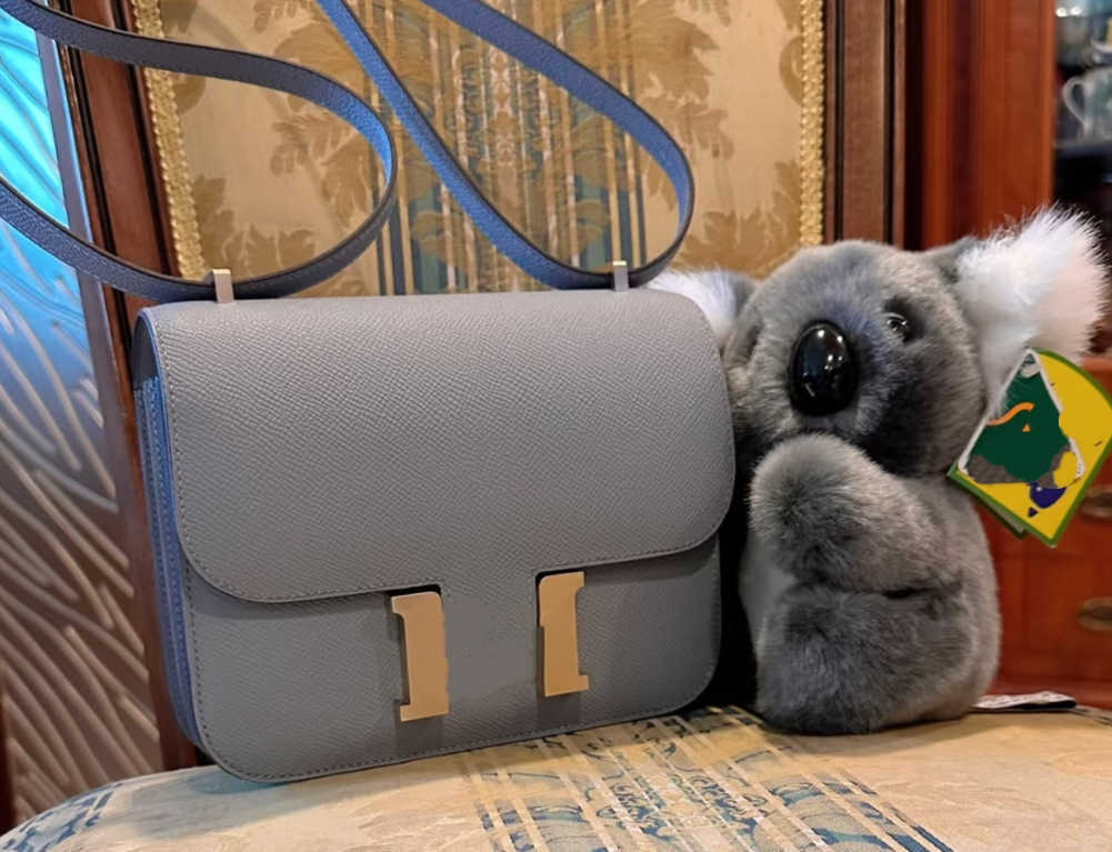 popular luxury Constance bag 2027 small square bag versatile crossbody handbags genuine leather women's bag large and small
