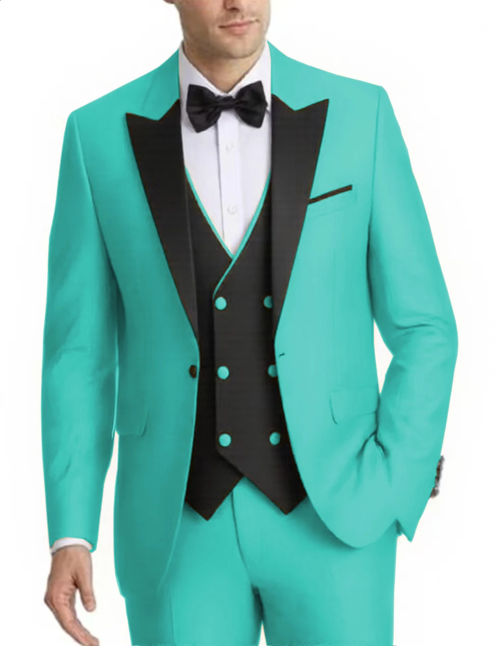 Elegant 2Piece Men's Tuxedo Suit Customized Blazer And Pants Set Fashionable Wedding Business Mens 260918