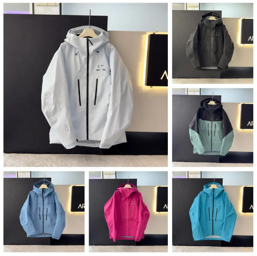 Hard Shell Jacket Mens Waterproof Coat Outdoor Casual Hiking Camping Running Cycling Sports Windproof Breathable Men Women Hooded jacket