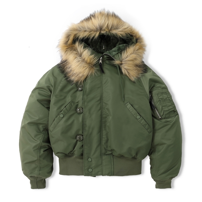 Giacca in pelliccia bomber da volo vintage US Air Force N2b anni '90 impermeabile tattico militare pilota esercito imbottito retrò cappotto per uomo