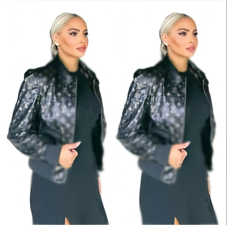 Autumn Women's leather jackets designer lapel zipper double pockets casual motorcycle jacket Women Outerwear Coats S-4XL