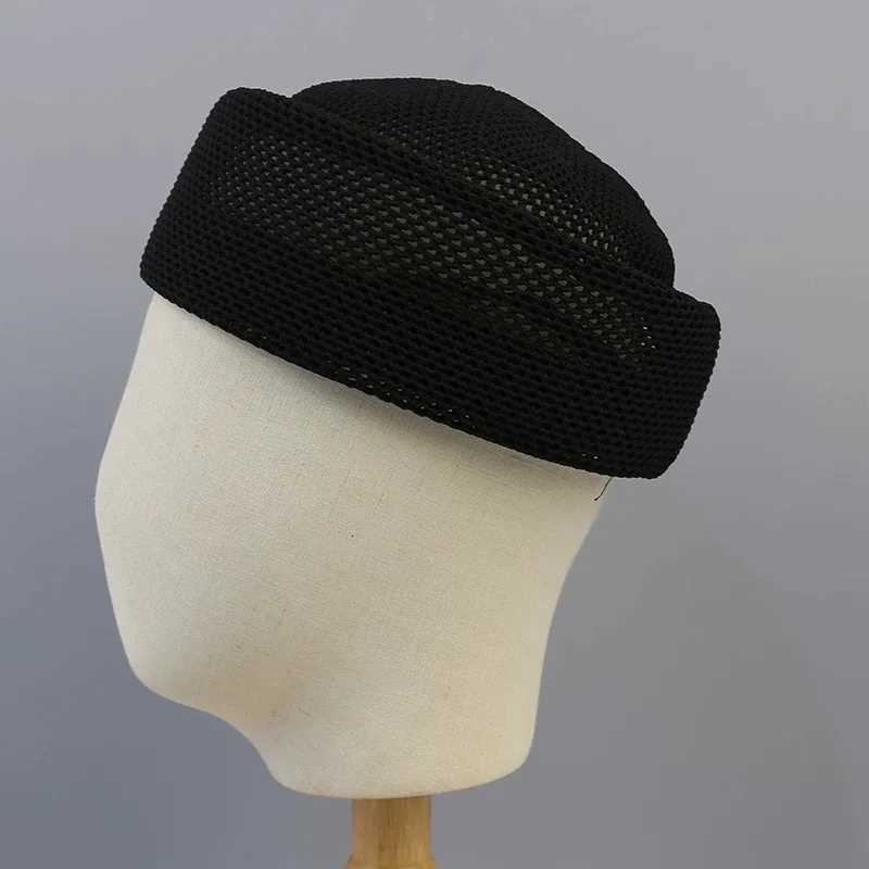 Out Mesh Hollow Berets Summer Knitted Beret Breathable Sunshade Berets Dome Caps Elegant Sun Hat for Women Outdoor Travel Visor Cap N260919