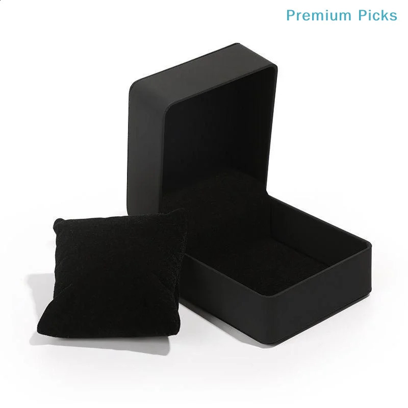 Caja de almacenamiento para exhibición de un solo reloj, 123 Uds., de cuero PU cuadrado con almohada, funda duradera para reloj de pulsera para cole