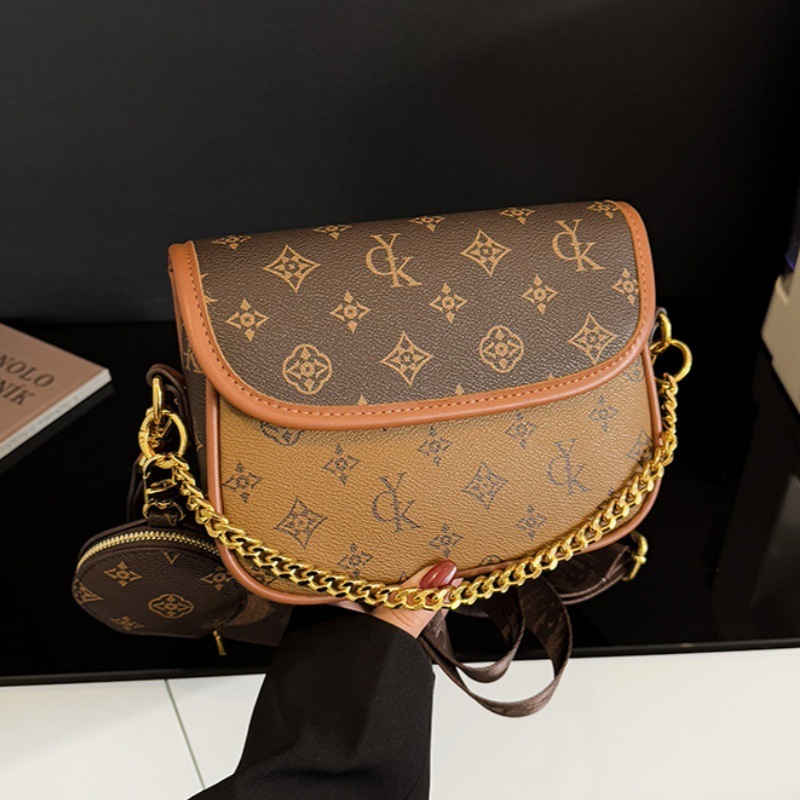 Luxury Brand Designer High-end Bag For Women, 2025 New Style, Fashionable Print, Light Luxury Envelope Bag, Versatile And Elegant Women's Cross