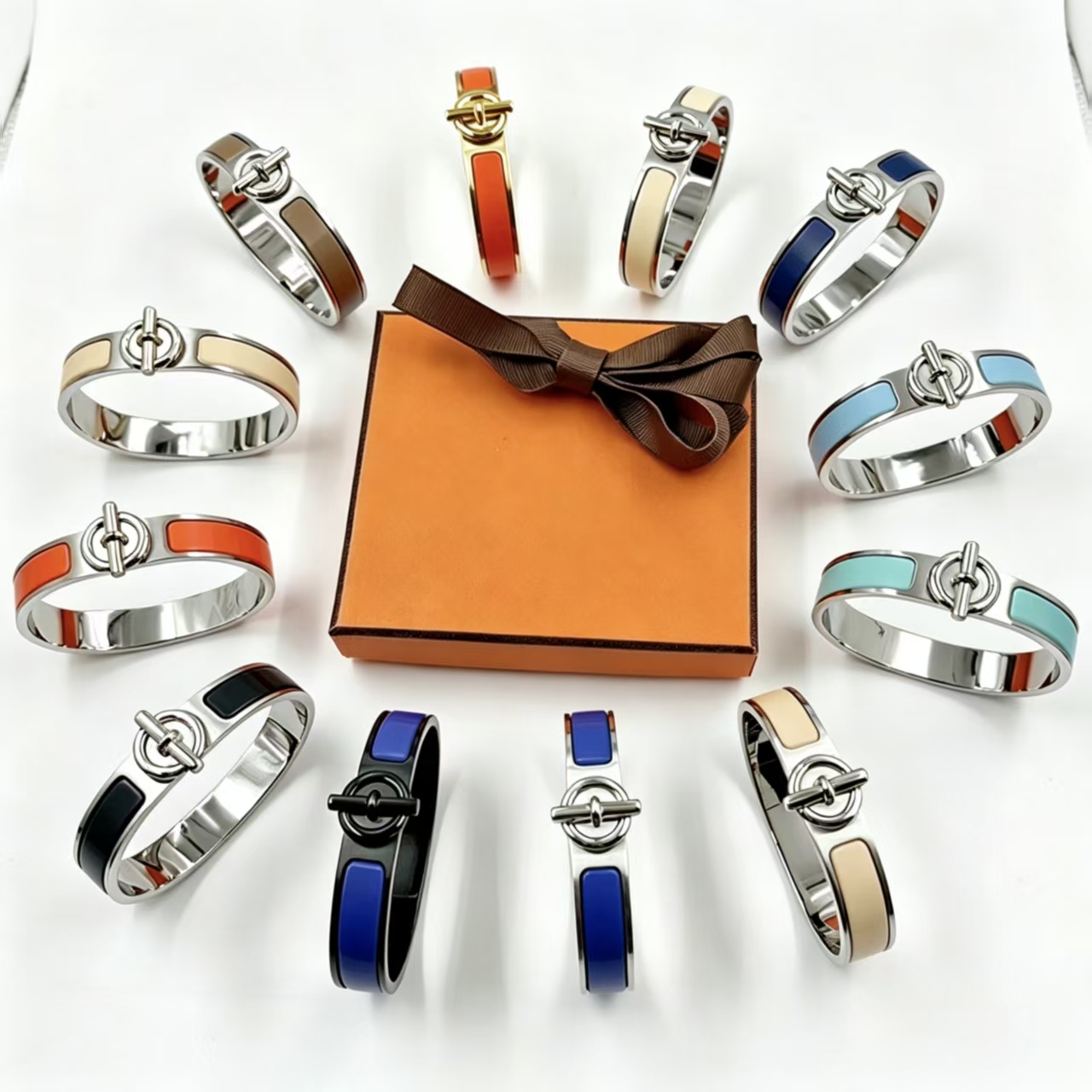 Fashionable Women's Designer Bracelet Classic H Stainless Steel Boutique Bracelet High-Quality Luxury Bracelet