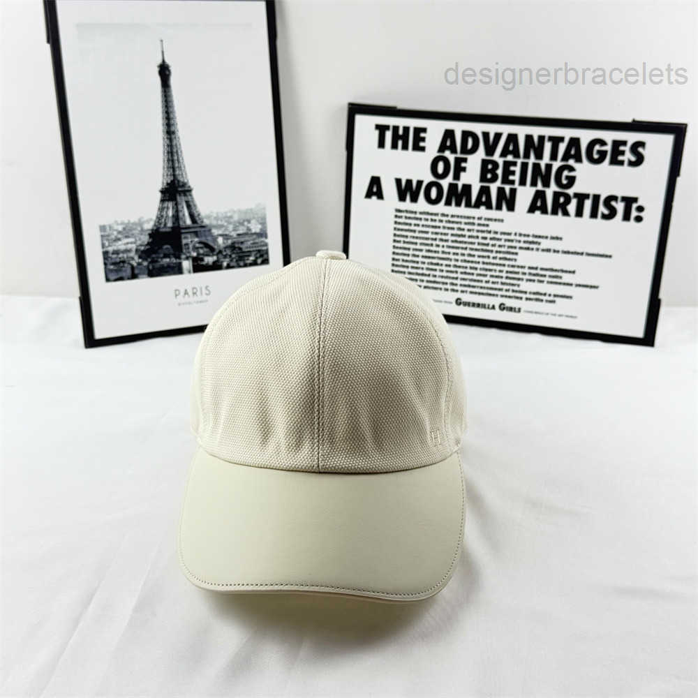 High-quality baseball caps outdoor casual hats hats suitable for everyday wear luxury golf caps with lettering solid color cowhide Oxford fabric. 66