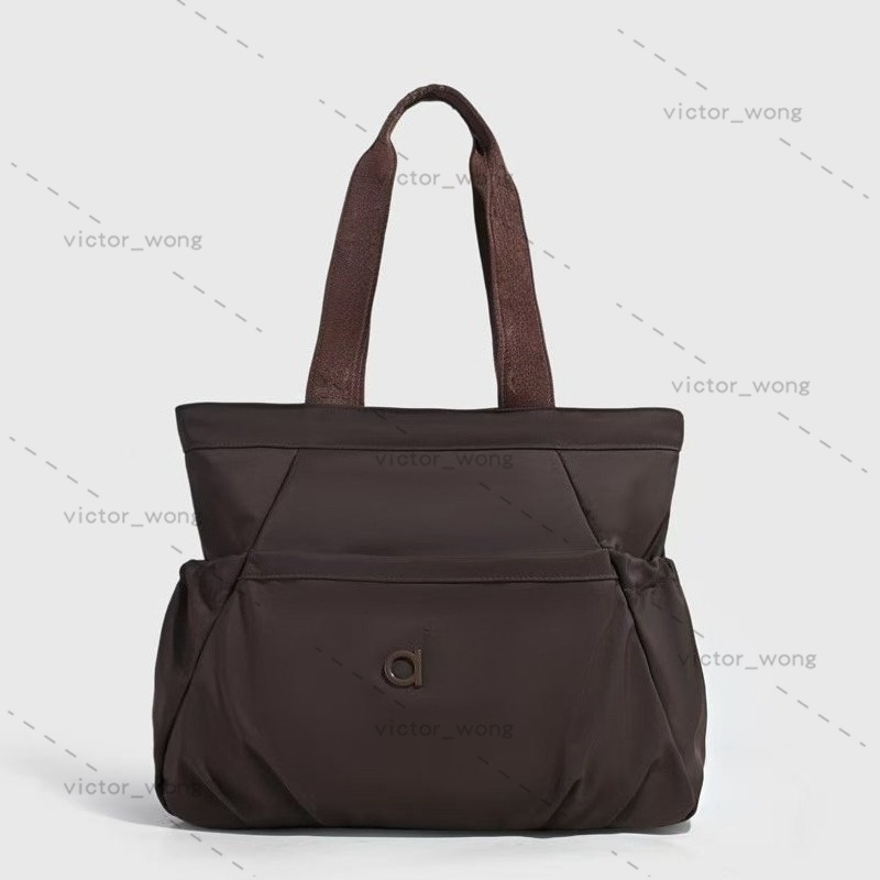 A154 Designer Women Nylon Tote Bag Large Capacity Casual Shoulder Handbag Multi Pockets Daily Gym Bag