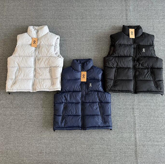 Hot Sale Onruning Mens Gillet Mens Vest Puffer Vest Mens Body Warmer Designer Men Vest Coats Zipper White Duck Down Jackets Doudoune Outdoor Manche