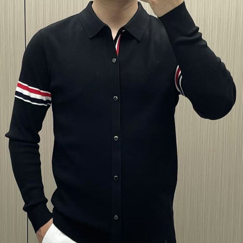 New Autumn Winter Collection: Men's Collared Knit Sweaters, Versatile, Stylish, Comfortable, Trendy, Exuding A Sophisticated And Cool Vibe