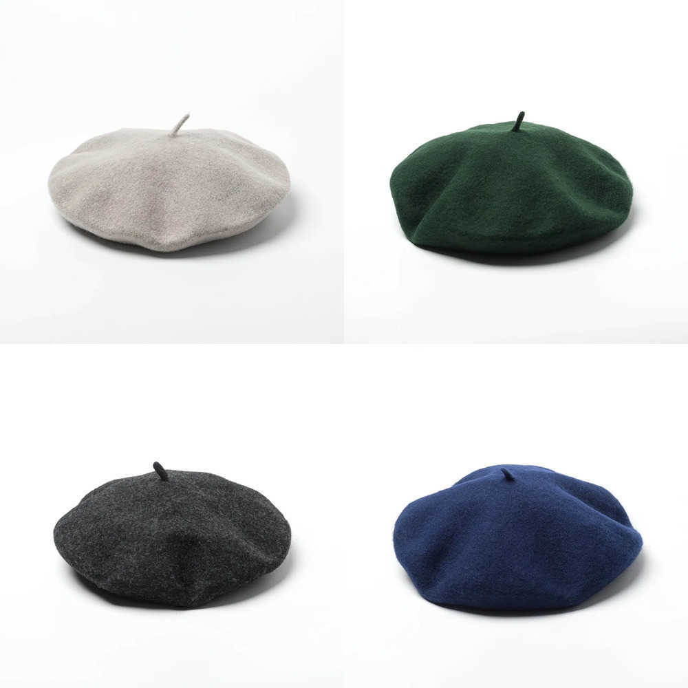 Wool Berets Big Beret Size Women Men Large 60cm Size Berets Warm Unisex French Style Winter Hat Female Painter Cap J260919