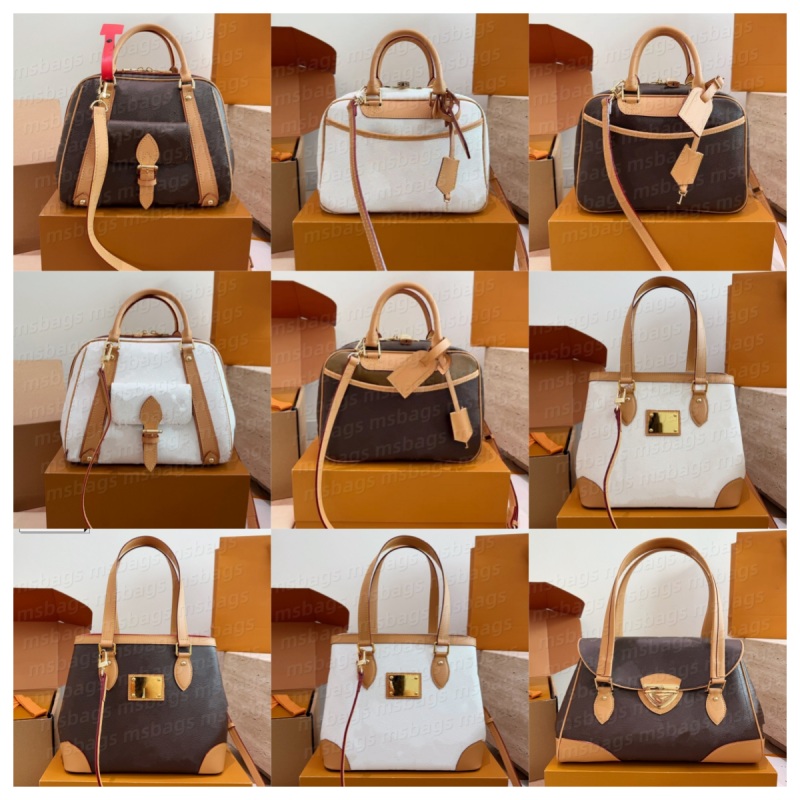 2026 designer High quality vintage hand-held makeup bag fashionable women's armpit shoulder bag classic vintage flower large capacity commuting