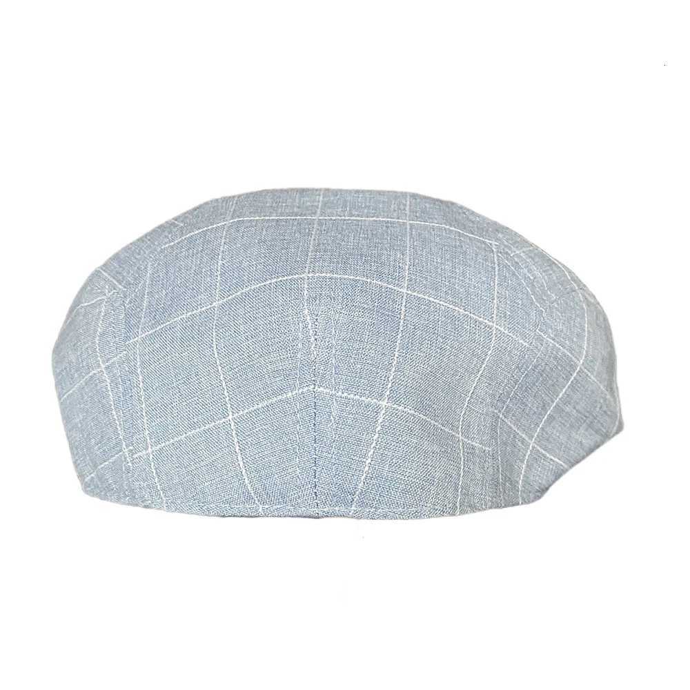 Cotton Summer Berets Newsboy Spring Cap New Breathable Beret Men's Women Literary Retro Hat England Hats Male Hats 47 N260919