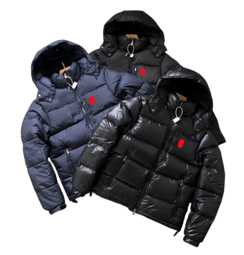 Mens Embroidered Small Horse Puffer Jacket Brand Lightweight Warm Cotton Coats Loose Couples Stand Collar Vests Tops Hooded Windproof Down Cotton Ja