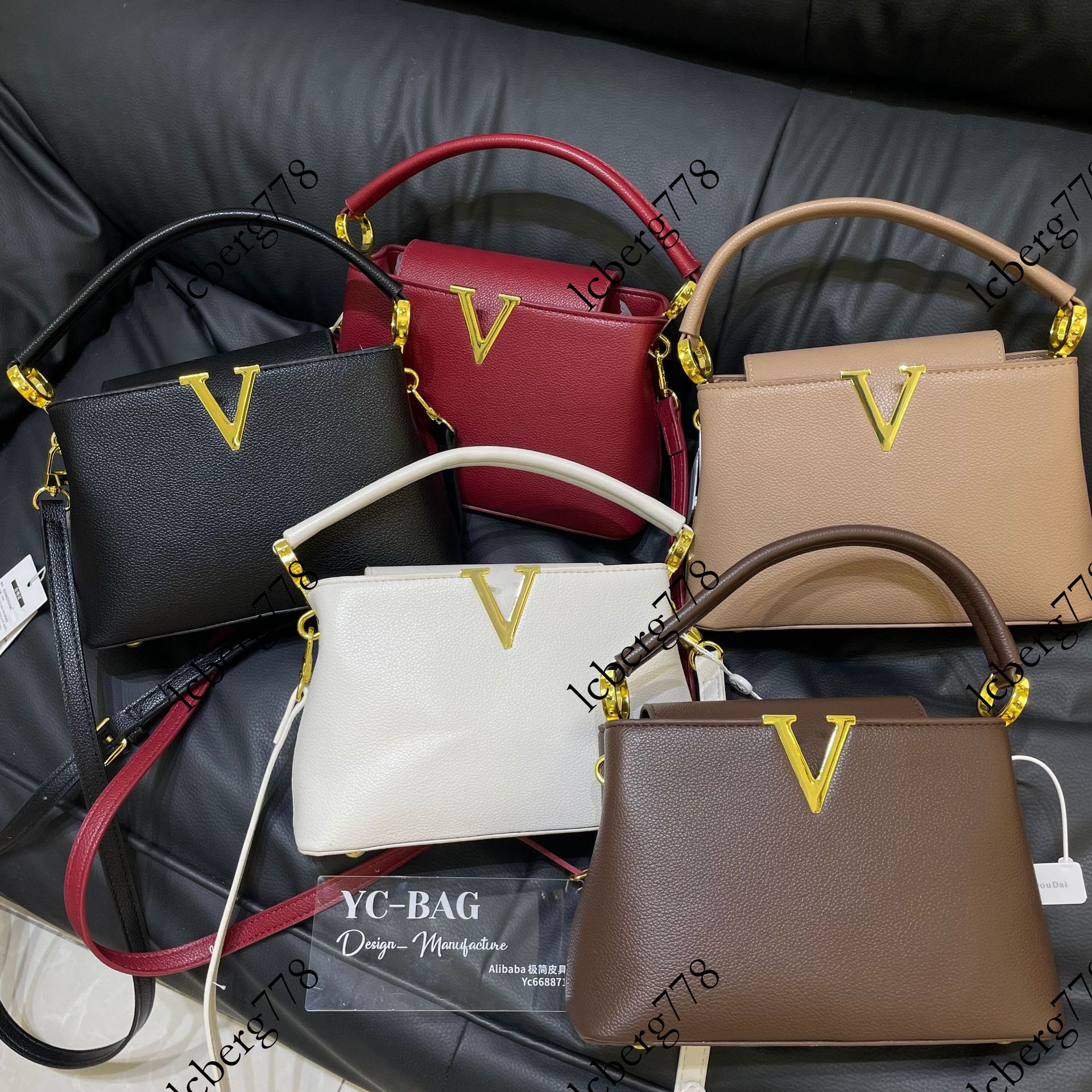 designer Cross border Summer New Fashionable V shaped Bag Simple and Versatile Single shoulder Crossbody Handheld Women s Bag with a High end Feel