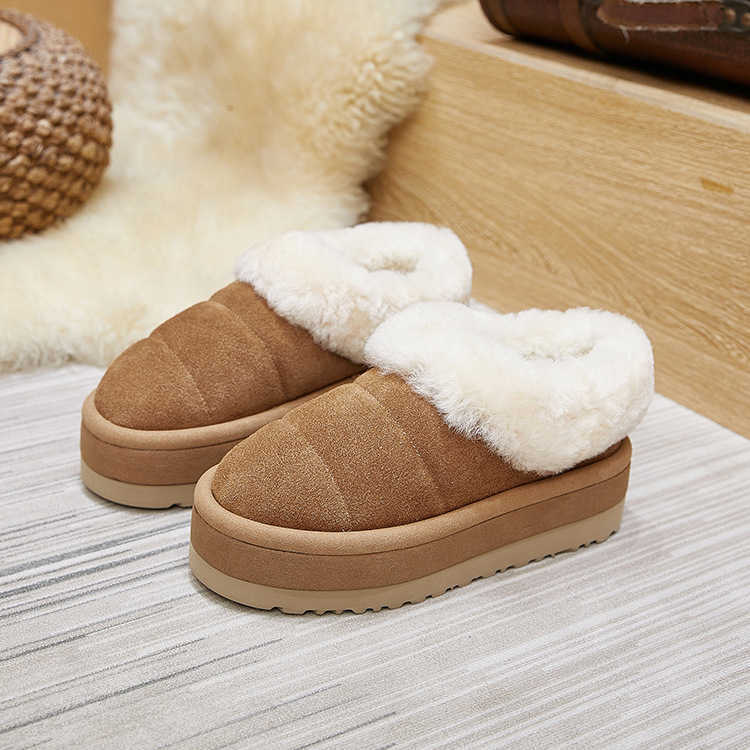 Casual Shoes Winter New Korean Plush Short Tube Slip-On Student Loafers Cotton Women's Shoes with Fleece for Warmth and Thickened Snow Boots