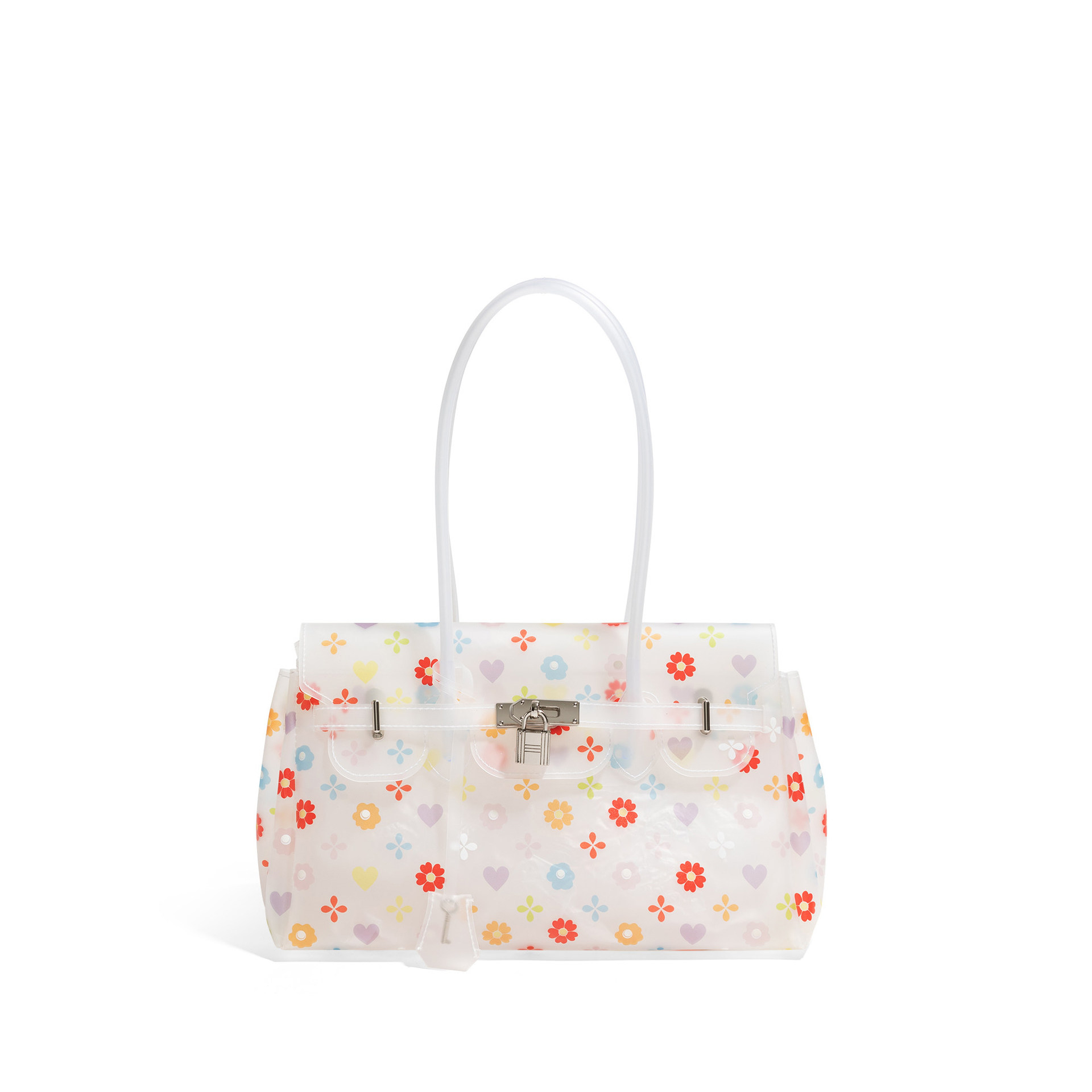 2026 new Korean-style Jelly Firkin jelly bag KiiiKiii-style polka dot underarm bag, hand-held shoulder bag