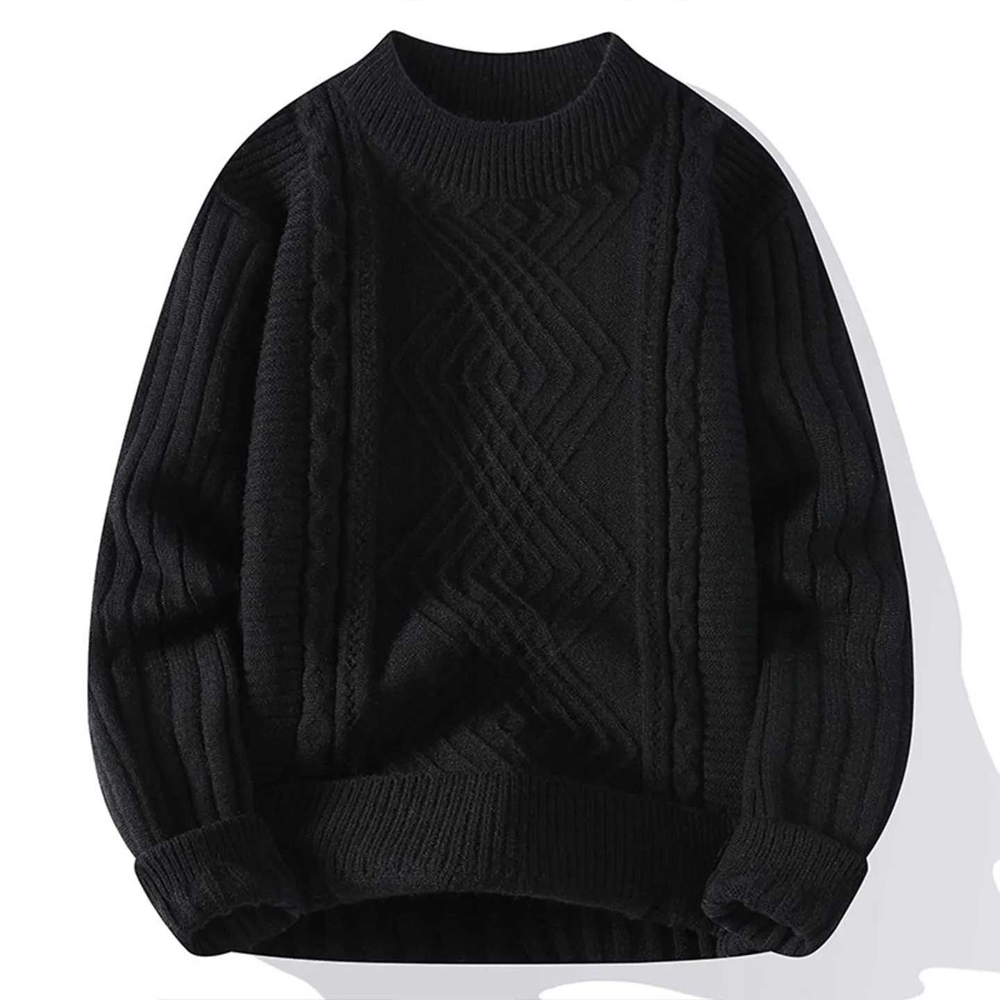 Men's Brand Clothing Harajuku Fashion Knitted Pullover Women Hip Hop Streetwear Oversized Casual O-Neck Vintage Sweaters A80 S260921J54Y