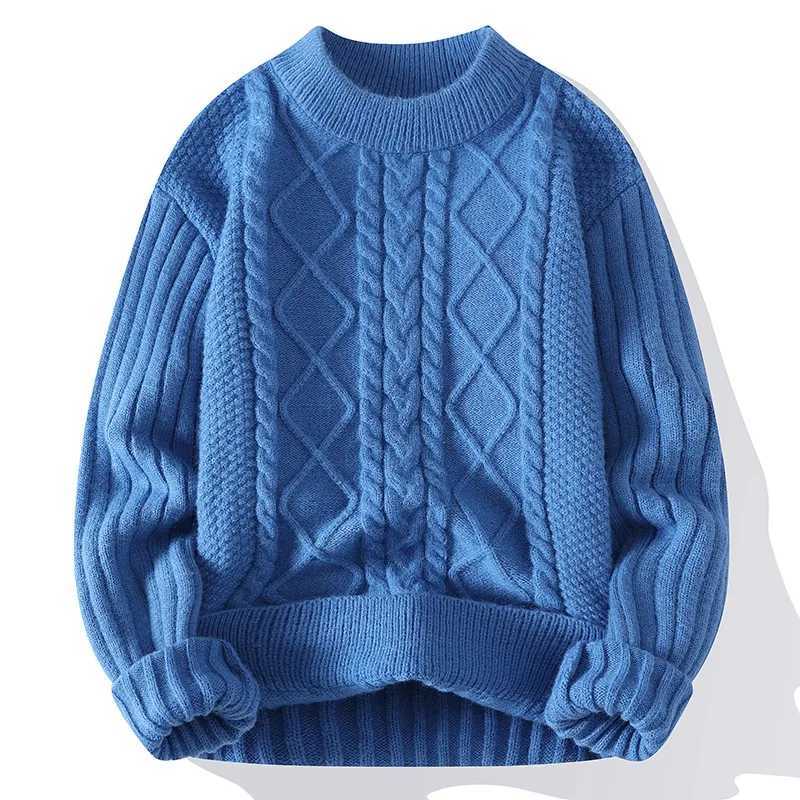 2025 Autumn Casual Men's Sweater O-Neck Striped Slim Knittwear Mens Sweaters Pullover Men Harajuku Mens Retro Sweaters S2609217GZ9