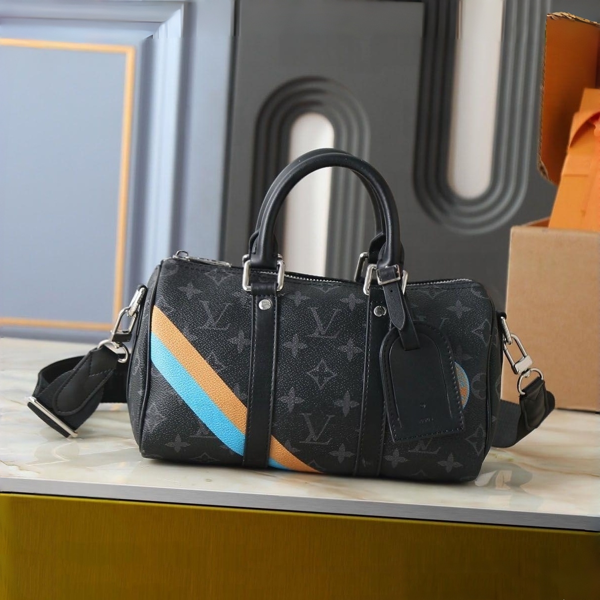 New 5A High Quality Casual Women Designer Keepall XS Monogram Eclipse Bag Large Capacity Waterproof Travel Luggage Baggage Handbag Travelling Bag