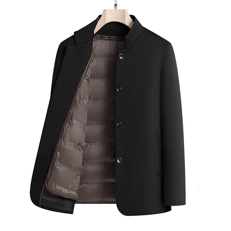Winter Blends Men's new Wool style Wool Coat Men Fashion Trendy Comfortable Plus Size Solid Color Versatile Casual Jacket male D260921