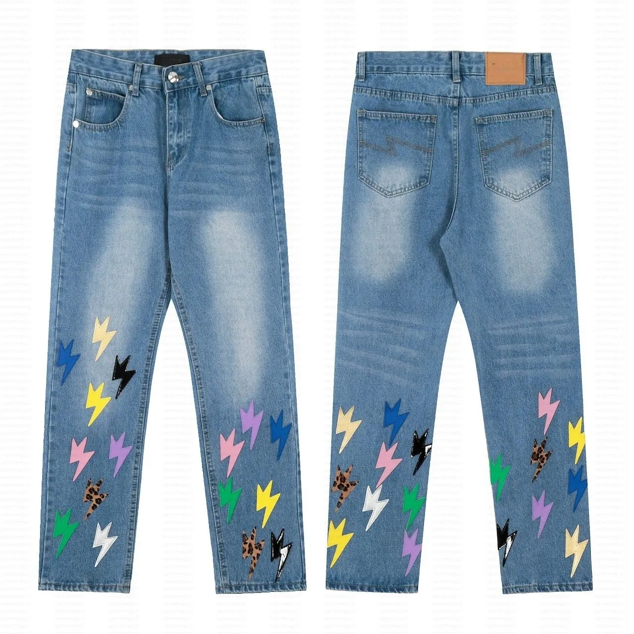 Mens Chrome Jeans Fashion Baggy Jeans Stacked Jean Designer Shorts Skinny Jeans Mens Luxury Embroidery Denim Slim Fit Jeans Sweatpants Joggers Pants