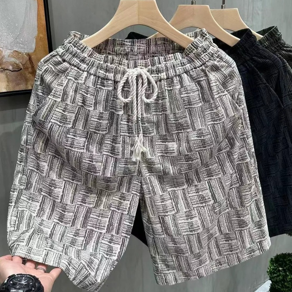 Luxury Designer Mens Pure Cotton Underwear Breathable Flat Front Straight Leg Shorts