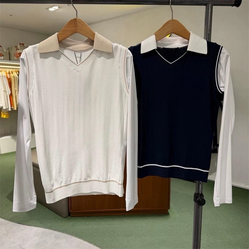 2026 Women Ice Silk Longsleeve Golf Shirt Soft Comfortable Breathable Tops Summer Quickdry Outdoor Sports Clothing w260918