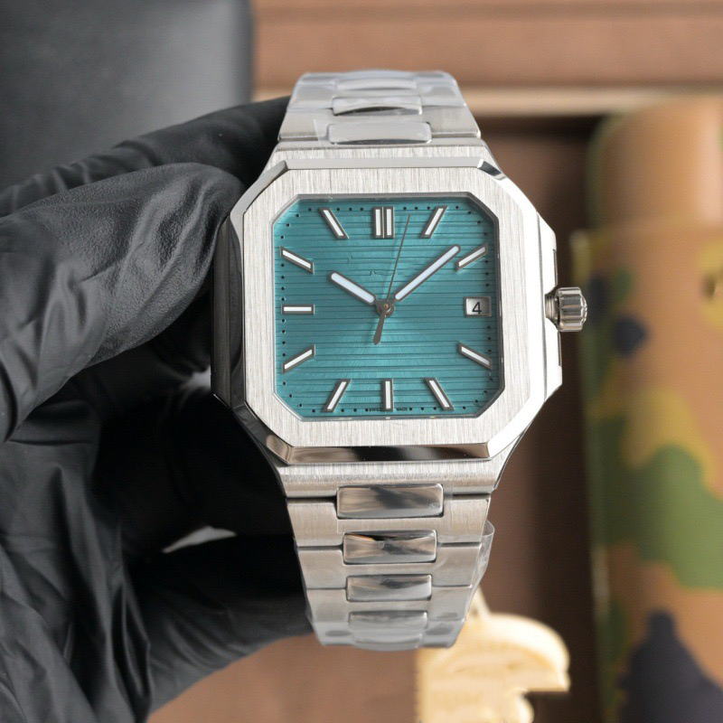 luxury mens watch designer watches high quality watch Brown Leather Fashion 41mm Mechanical watch Men's Automatic