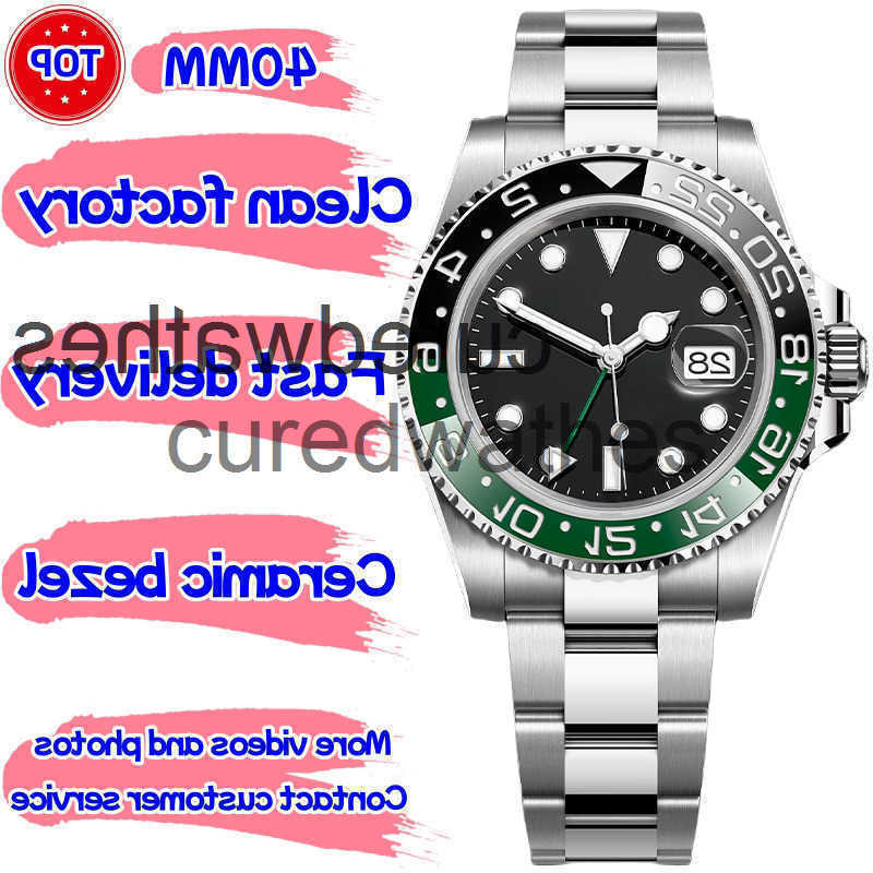 Designer Mens Luxury Watch GMT Watches Clean Factory Super Qualtiy Cal3186/3285 movement Automatic Mechanical Watch Sapphire Waterproof With Box XIO