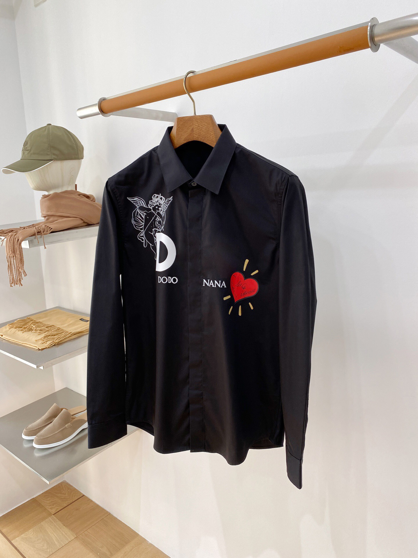 Mens Designer Shirts Brand Clothing Men Shorts Sleeve Dress Shirt Hip Hop Style High Quality Cotton Tops 17044