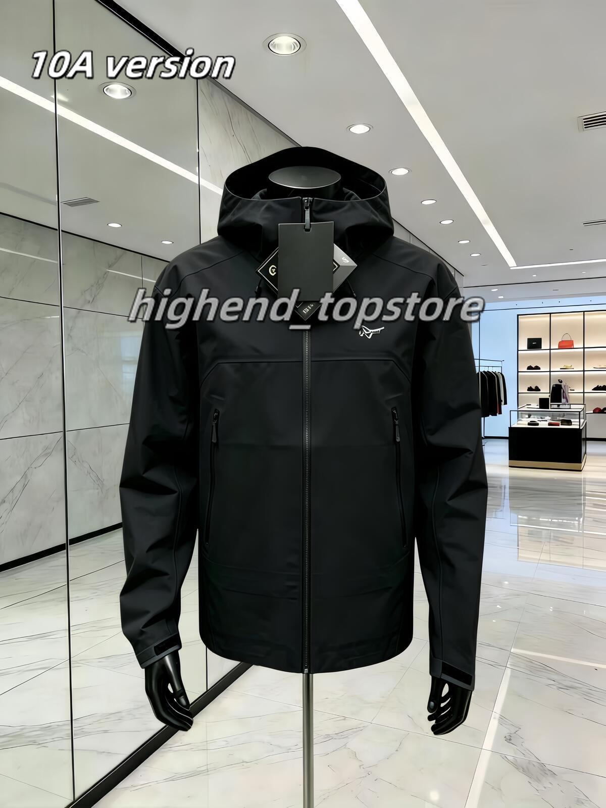 2026 10A Arcteryxismlyity Jacket Men Women Goretex BETA LT LW Hard Shell Zip Up Jacket Waterproof Hood Windbreaker Ski Jacket Designer ALPHA SV Jack