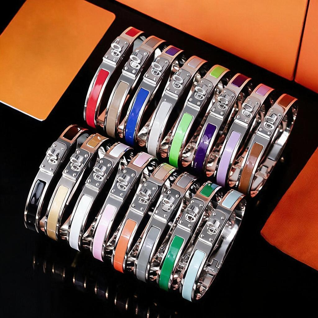 Marque H Bracelet Designer pour femmes de haute qualité en acier inoxydable charme en cuir hommes Bracelet à la mode Couple bijoux de luxe cadeau
