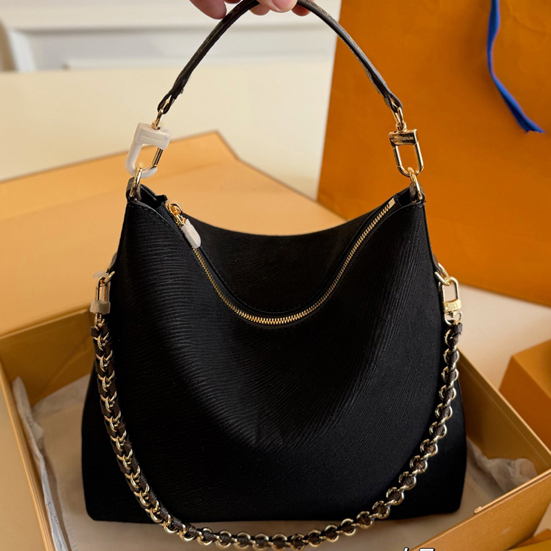 10A Fashionable High-end New Style Women's Fashion Vintage Suede Multipass Underarm Tote Bag with Full Steel Hardware