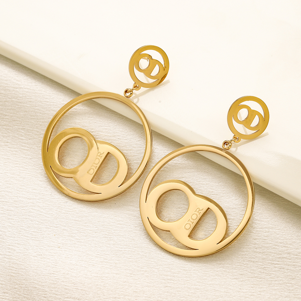 Eardrop Designer Stud Earrings Luxury Women 18k Gold Plated Stainless Steel 925 Silver Earring Sweet Girls Wedding Party Gifts Fashion Charm Jewelry