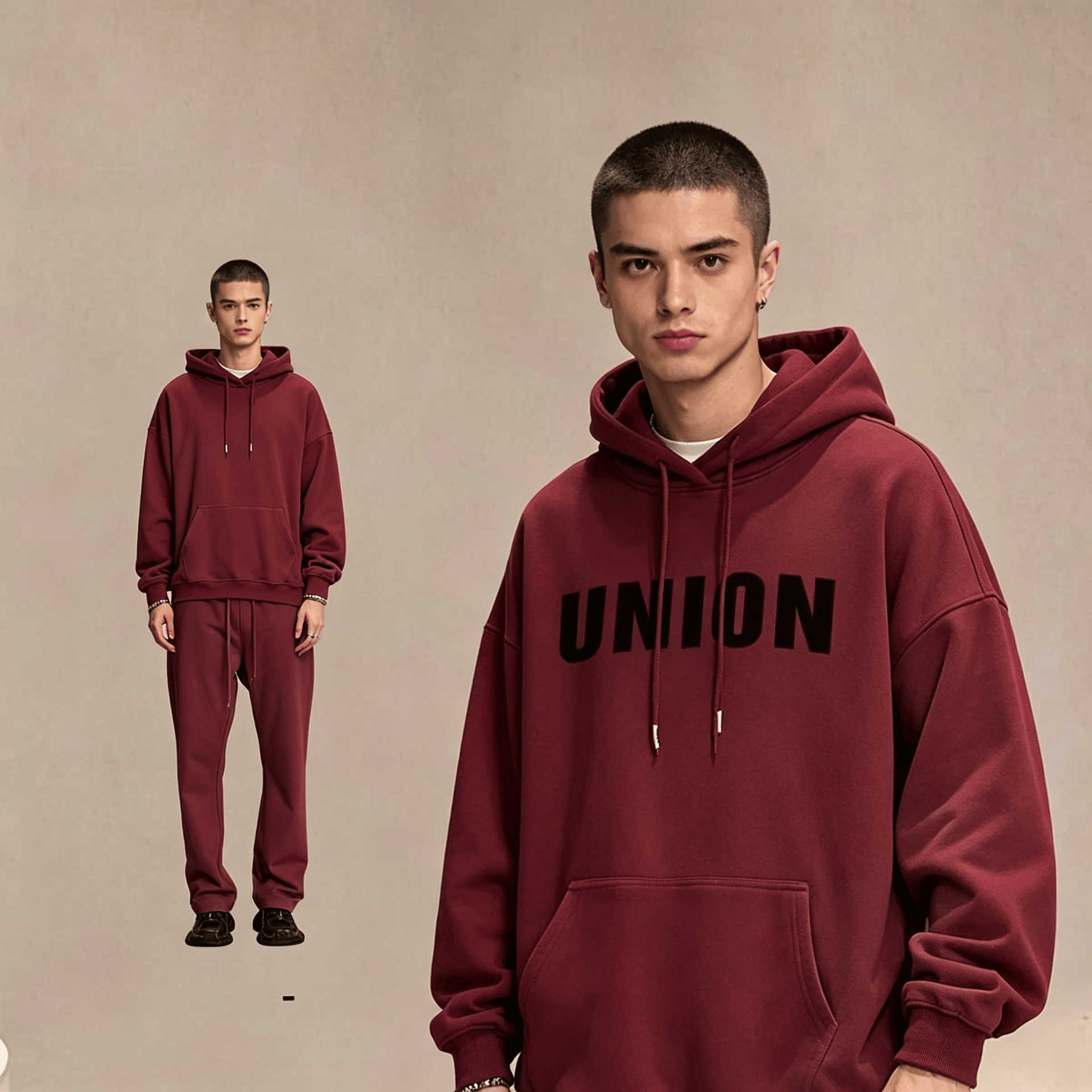 American-style letter print hooded sweatshirt men's new spring/autumn collection trendy and stylish outerwear for students T260921