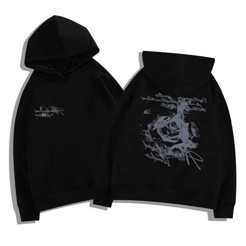 Flower Sweatshirts Rose Men's Hoodies Men Women Hoodie Pullover Outdoor Street Casual Loose Sports Comfort Sporty Versatile Daily Winter Autumn