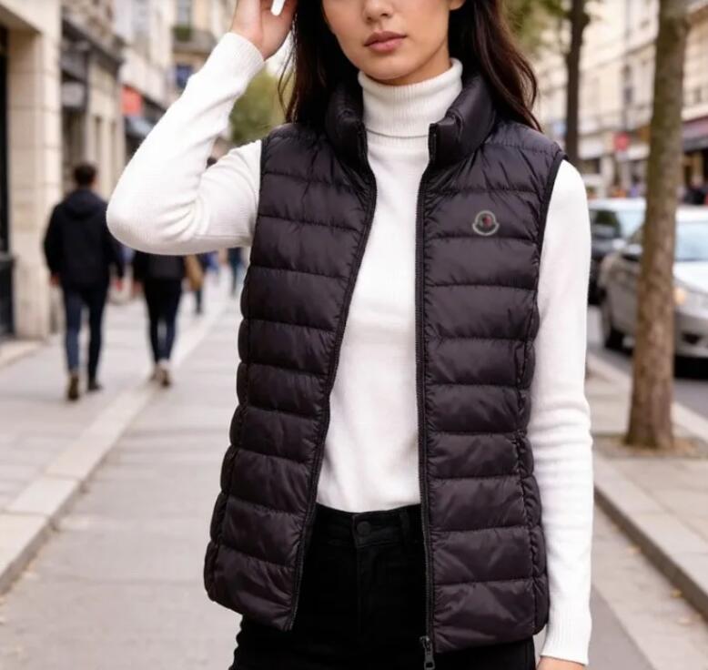 Designer Vests Sleeveless Women's Down Vests Luxury Brand women Puffer Jacket Girl Gilet Plus Windproof Warm Waistcoat