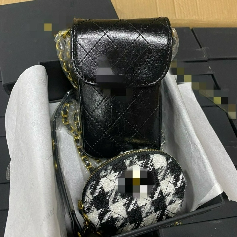 Cadeaux d'échange de points VIP : étui pour téléphone portable 2 en 1, sac à bandoulière pour femme, étui pour téléphone portable en cuir ciré à