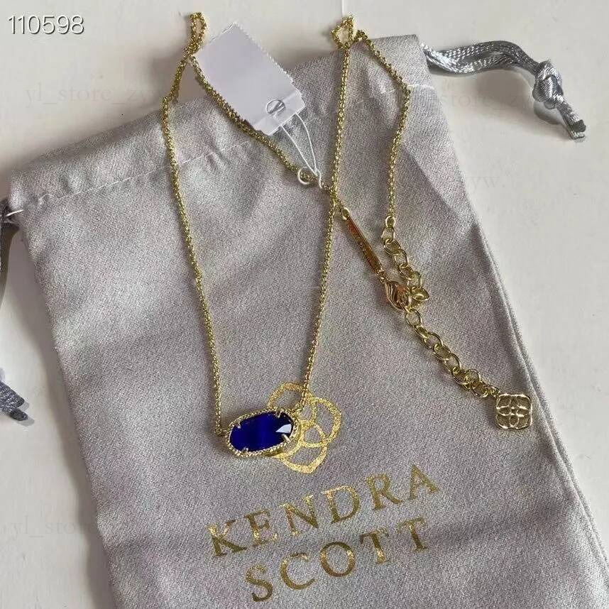 Kendrascottlysness Jewelry Designer For Women Kendrascottes Necklace 2026 AAA Pendant High Quality Gold Short Pendant Necklace Simple Fashion Hot Sa