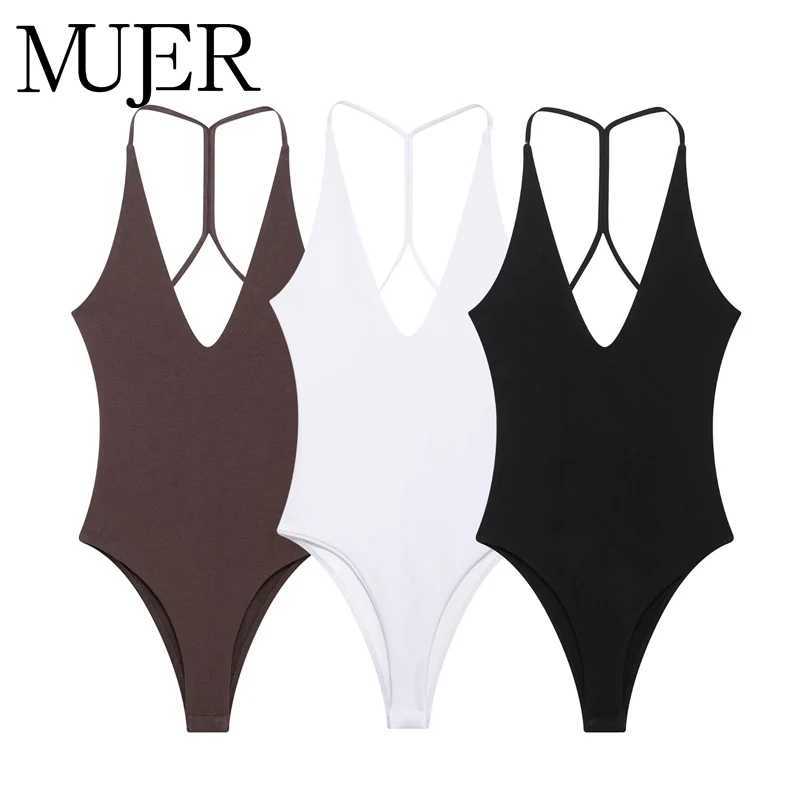 MUJER 2025 White Body Woman Slip Jumpsuits Sexy Bodys for Women Black Backless Lingerie Bodysuit Women Bustier Slveless Tops L2609218C25