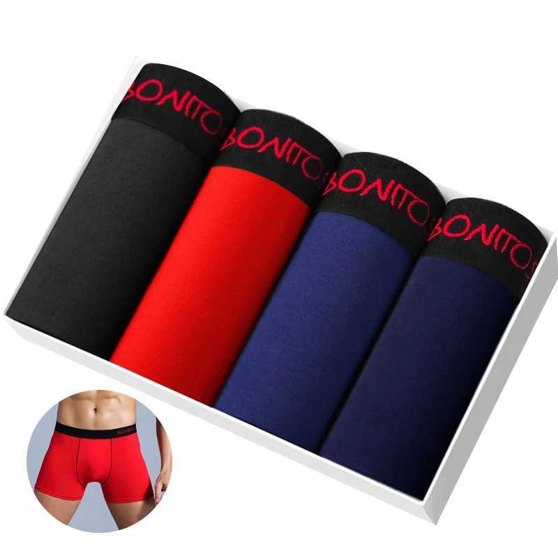 4pcs Cotton Boxers For Man Underwear Men's Panties Classic Men Underpants Shorts Letter Waistband Boxer Briefs Q260921
