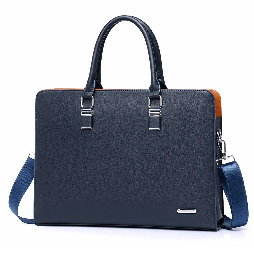 Men's Bags Large-capacity Leather Men's Cowhide Handbags Business Briefcase Shoulder Satchel Bag Business Trip Computer Bag 260920