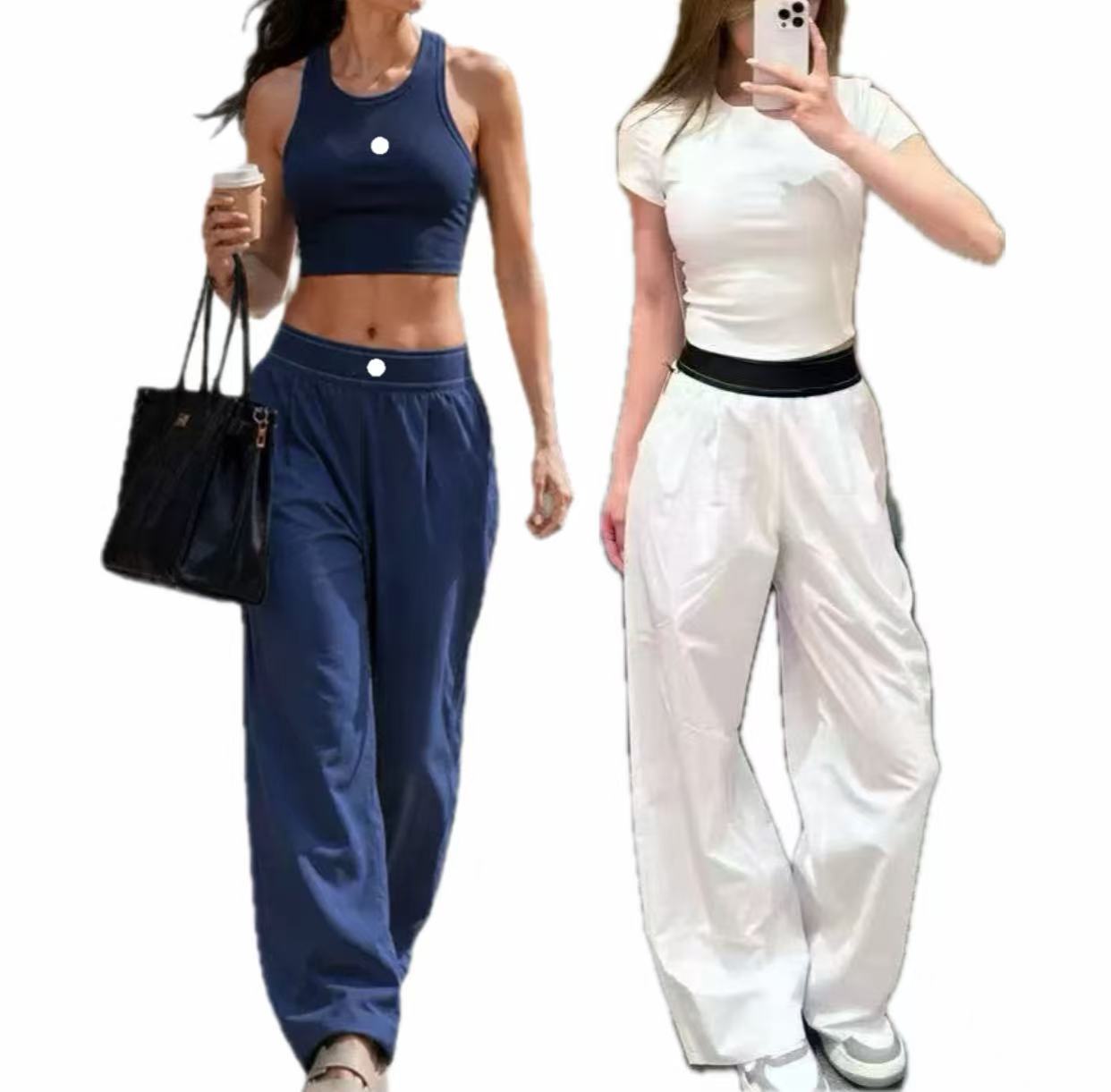women Yoga Set Seamless Tops Sports Heart Throb Bra+Leggings High End White Striped Low Back Dance Yoga Outfits Summer Womens Running Fitness Gym Pi