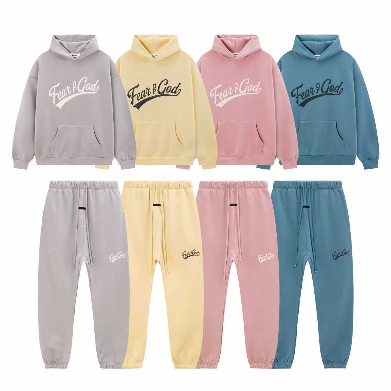 Designer Hoodies Tide Brand Letter Printed Plus Velvet Cotton Hooded Sweatshirt Men Women High Street Casual Loose Oversized Hoodies Sweaterpants Tr
