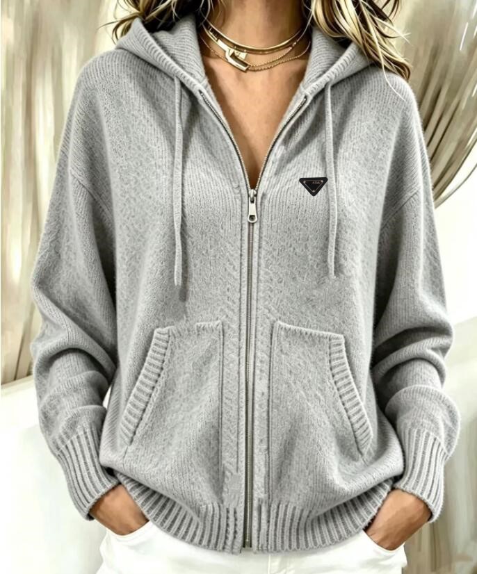 LWomen's designer Sweaters Luxury new knit oversized clothes luxury brand V-neck cardigan Hoodie sweaters coat women's jacket 3XL